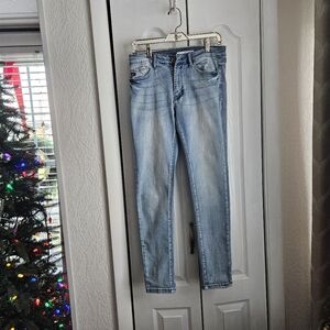 KanCan Blue Skinny Jeans Sz 28